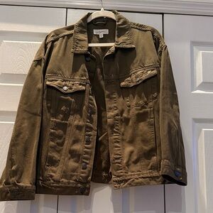 CJLA Olive Denim jacket, M